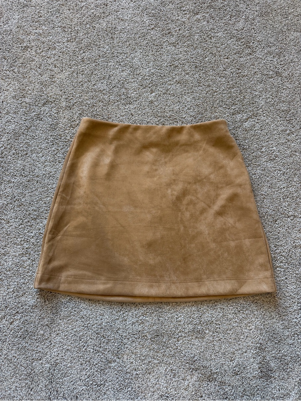 Women’s Pink Lily Brown Mini Skirt- Size Medium